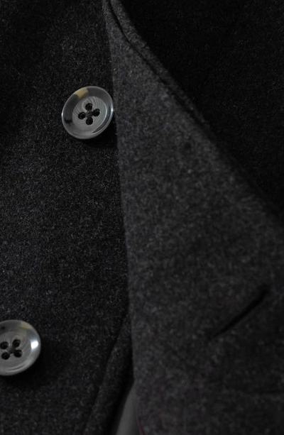 Shop Rodd & Gunn 'archers' Wool Blend Overcoat In Granite