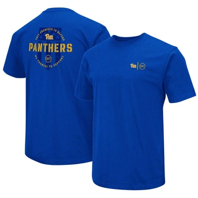 Shop Colosseum Royal Pitt Panthers Oht Military Appreciation T-shirt