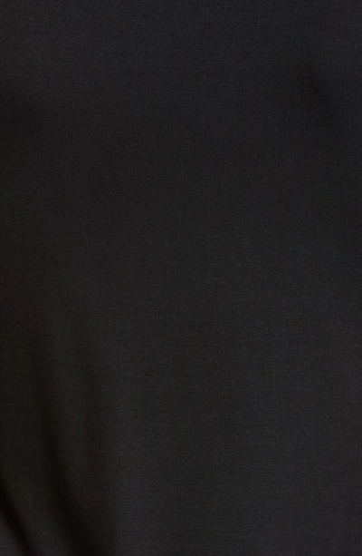 Oroblu Perfect Line Tulle Trim Stretch Modal T-shirt In Black