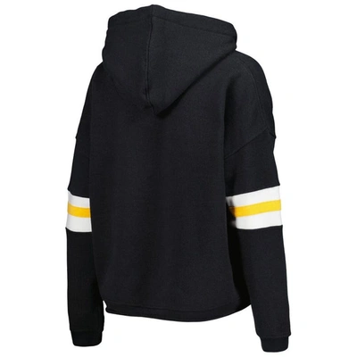 Shop Pressbox Black Iowa Hawkeyes Super Pennant Pullover Hoodie