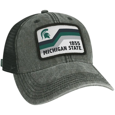 Shop Legacy Athletic Black Michigan State Spartans Sun & Bars Dashboard Trucker Snapback Hat