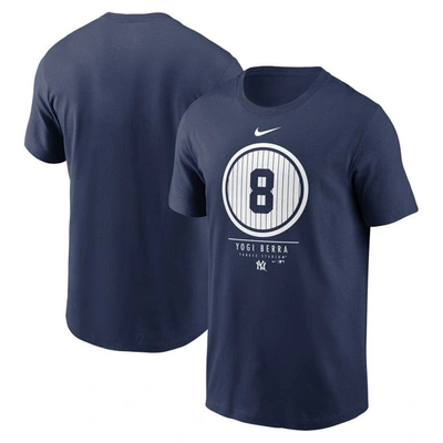 Shop Nike Yogi Berra Navy New York Yankees Locker Room T-shirt