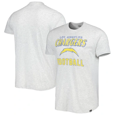Shop 47 ' Heathered Gray Los Angeles Chargers Dozer Franklin Lightweight T-shirt