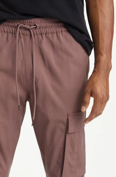 Shop Pacsun Kai Tapered Leg Cargo Pants In Peppercorn