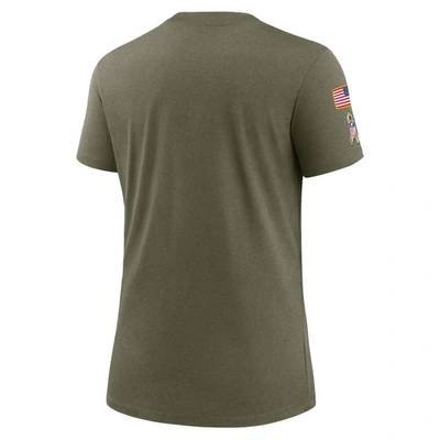 Shop Nike Olive New England Patriots 2022 Salute To Service Legend T-shirt