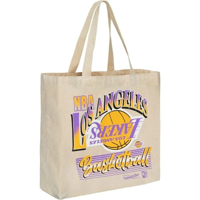 Shop Mitchell & Ness Los Angeles Lakers Graphic Tote Bag In White