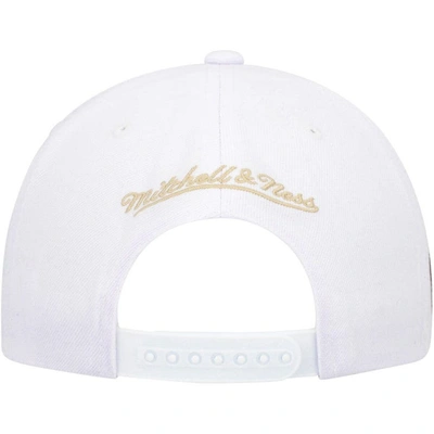Shop Mitchell & Ness White Miami Heat Hardwood Classics Soul Snapback Hat