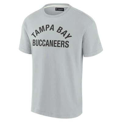 Shop Fanatics Signature Unisex  Gray Tampa Bay Buccaneers Elements Super Soft Short Sleeve T-shirt
