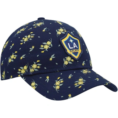 Shop New Era Youth  Navy La Galaxy Bloom 9twenty Adjustable Hat