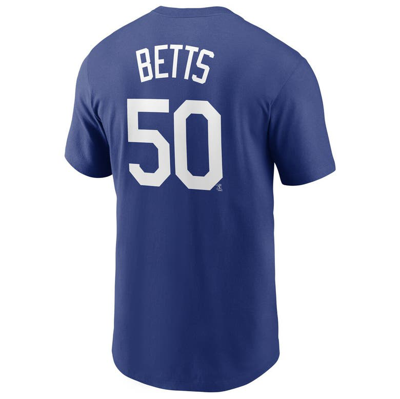 Shop Nike Mookie Betts Royal Los Angeles Dodgers Name & Number T-shirt