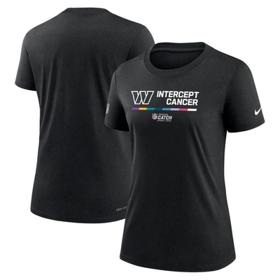 Shop Nike Black Washington Commanders 2022 Nfl Crucial Catch Performance T-shirt
