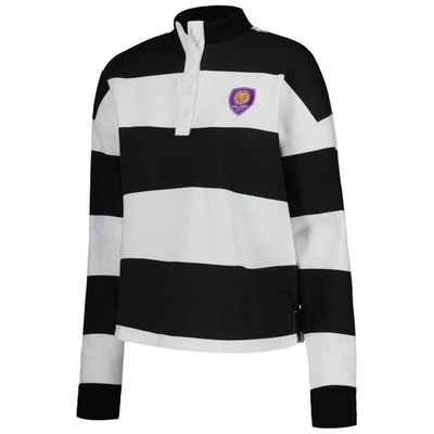 Shop Antigua White Orlando City Sc Radical Rugby Stripe Long Sleeve T-shirt