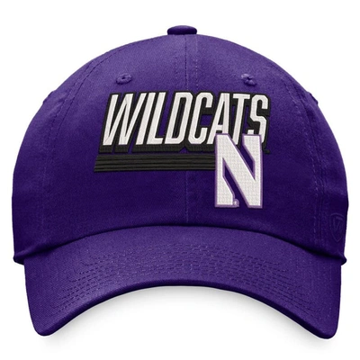 Shop Top Of The World Purple Northwestern Wildcats Slice Adjustable Hat