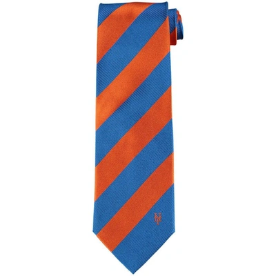 Shop Eagles Wings New York Mets Regiment Woven Silk Tie In Royal