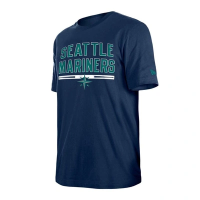 Shop New Era Navy Seattle Mariners Batting Practice T-shirt