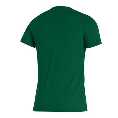 Shop Adidas Originals Adidas Green Miami Hurricanes Along The Shadow Tri-blend T-shirt