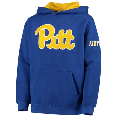 Shop Stadium Athletic Youth Royal Pitt Panthers Big Logo Pullover Hoodie