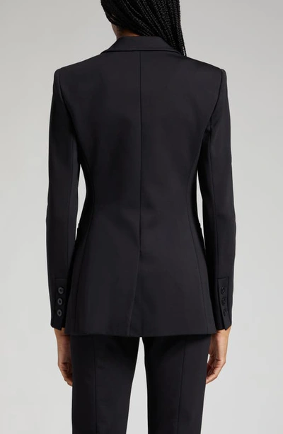 Shop Alice And Olivia Breanne Fitted Blazer In Black