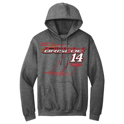 Shop Stewart-haas Racing Team Collection Heather Charcoal Chase Briscoe 2023 #14 Mahindra Pullover Hoodie