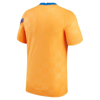 Shop Nike Orange Barcelona 2021/2022 Pre-match Performance Top