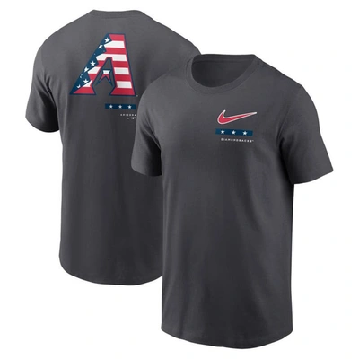 Shop Nike Anthracite Arizona Diamondbacks Americana T-shirt