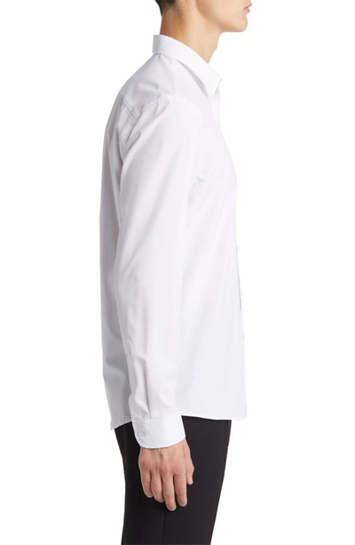 Shop Nordstrom Solid Button-up Shirt In White