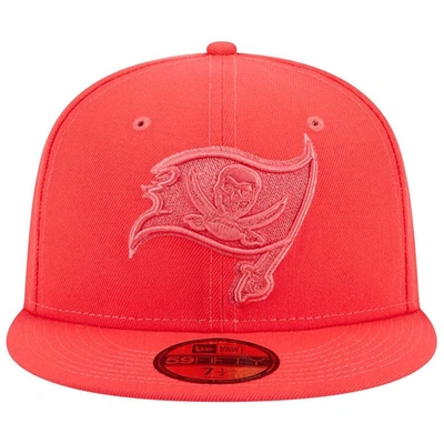 Shop New Era Red Tampa Bay Buccaneers Color Pack Brights 59fifty Fitted Hat