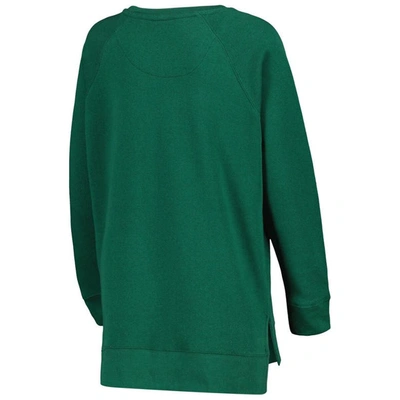 Shop Pressbox Green Oregon Ducks Steamboat Animal Print Raglan Pullover Sweatshirt
