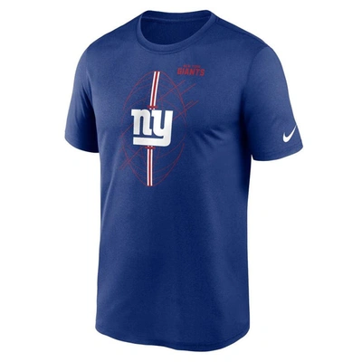 Shop Nike Royal New York Giants Legend Icon Performance T-shirt