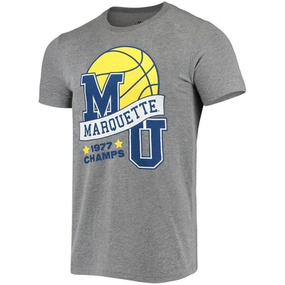Shop Homefield Heather Gray Marquette Golden Eagles Vintage 1977 Champs T-shirt