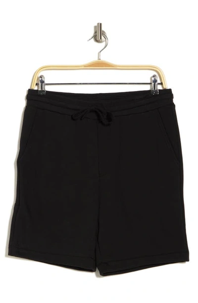 Shop Bella+canvas Drawstring Sweat Shorts In Black