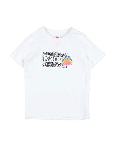 Shop Kappa Toddler Girl T-shirt White Size 6 Cotton
