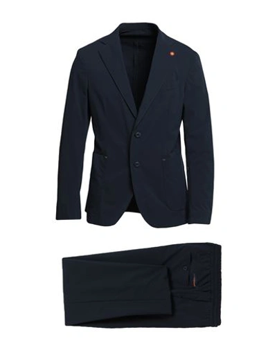 Shop Manuel Ritz Man Suit Midnight Blue Size 42 Polyester