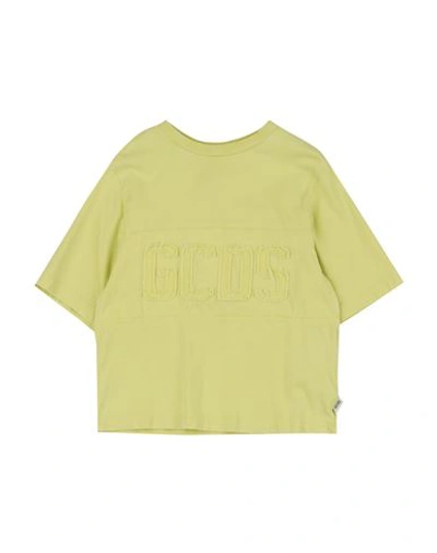 Shop Gcds Mini Toddler T-shirt Light Green Size 6 Cotton, Elastane