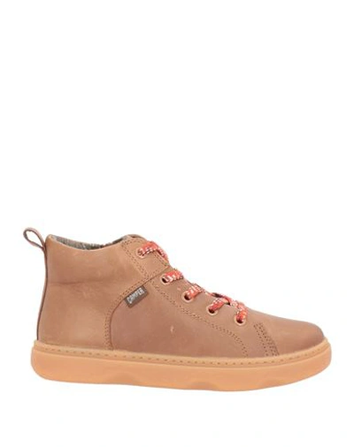 Camper Toddler Boy Sneakers Brown Size 10c Soft Leather In Brown