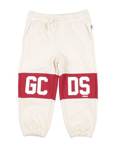 Shop Gcds Mini Toddler Pants Ivory Size 6 Cotton In White