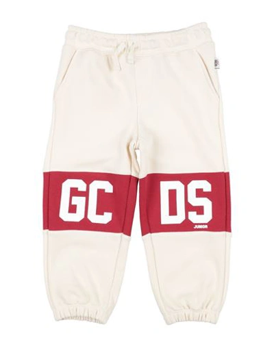 Gcds Mini Toddler Pants Ivory Size 6 Cotton In White