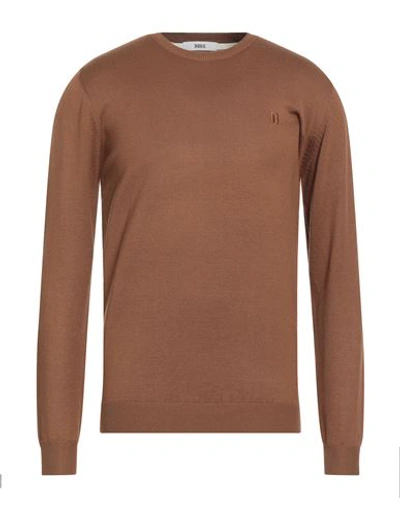 Shop Dooa Man Sweater Brown Size Xxl Viscose, Nylon