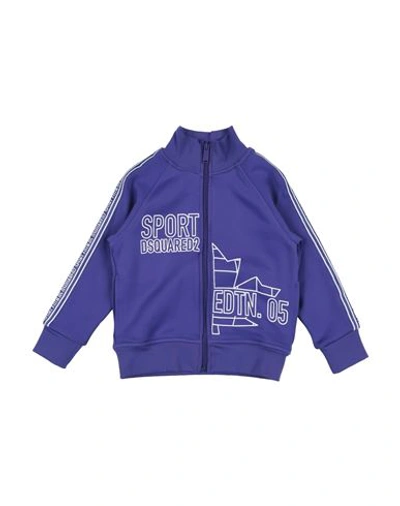 Shop Dsquared2 Toddler Sweatshirt Purple Size 6 Nylon, Cotton