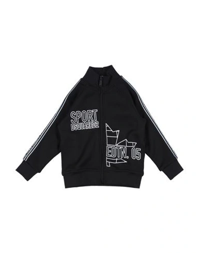 Shop Dsquared2 Toddler Sweatshirt Black Size 6 Nylon, Cotton