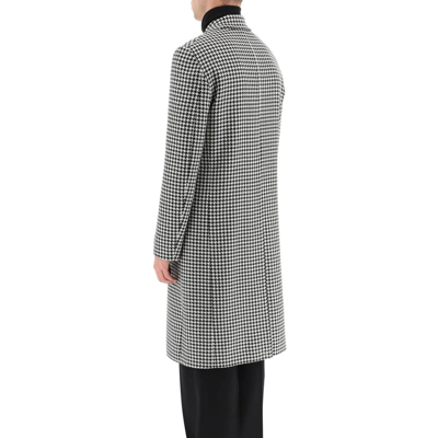 Shop Alexander Mcqueen Pied De Poule Wool Coat