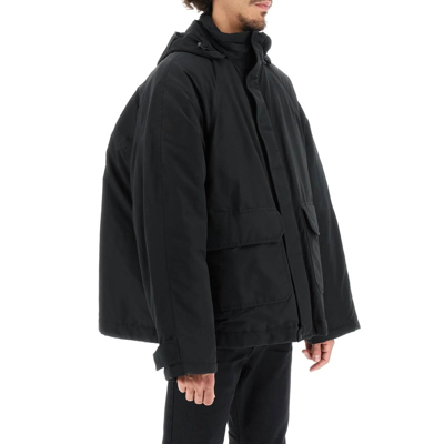 Shop Balenciaga Oversize Parka Jacket