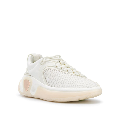 Balmain B-runner Leather-trimmed Mesh Sneakers