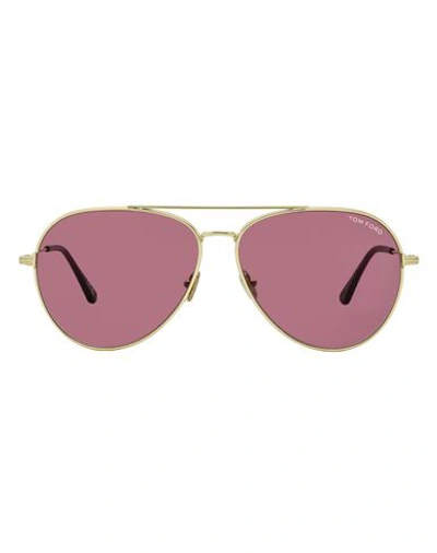 Shop Tom Ford Dashel-02 Tf996 Sunglasses Sunglasses Purple Size 62 Metal, Acetate