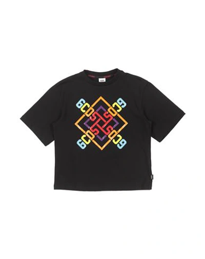 Shop Gcds Mini Toddler T-shirt Black Size 4 Cotton, Elastane
