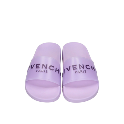 Shop Givenchy Logo Flap Sandals