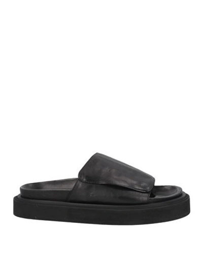 Shop Hazy Woman Sandals Black Size 8 Soft Leather
