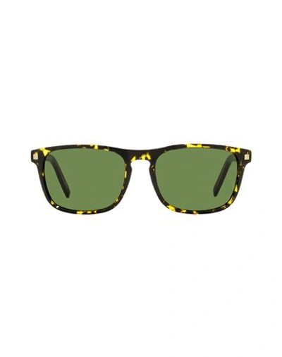 Shop Zegna Rectangular Ez0173 Sunglasses Man Sunglasses Brown Size 58 Acetate