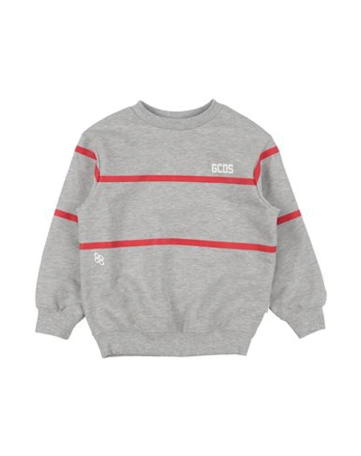 Shop Gcds Mini Toddler Sweatshirt Light Grey Size 6 Cotton, Elastane