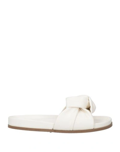 Shop Rodo Woman Sandals White Size 7 Soft Leather